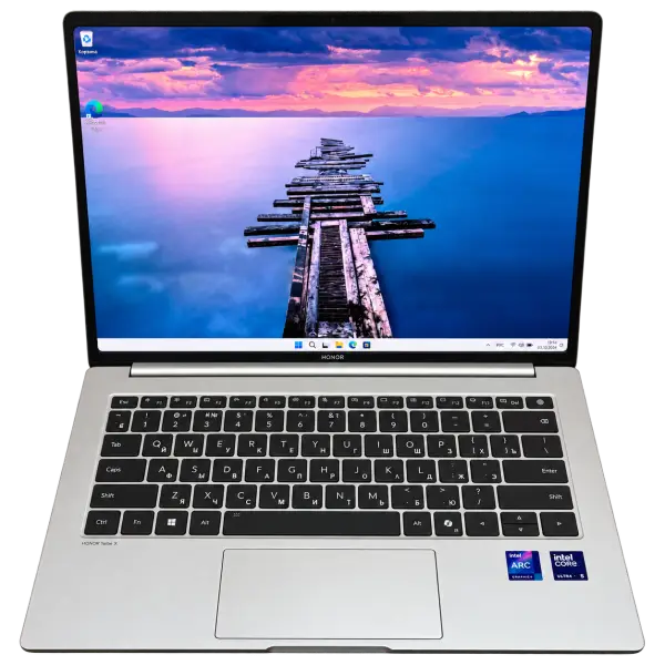 Серый ноутбук HONOR MagicBook Pro 14 FMB-5211M с Core Ultra 5 125H и OLED-экраном 14,6 дюйма