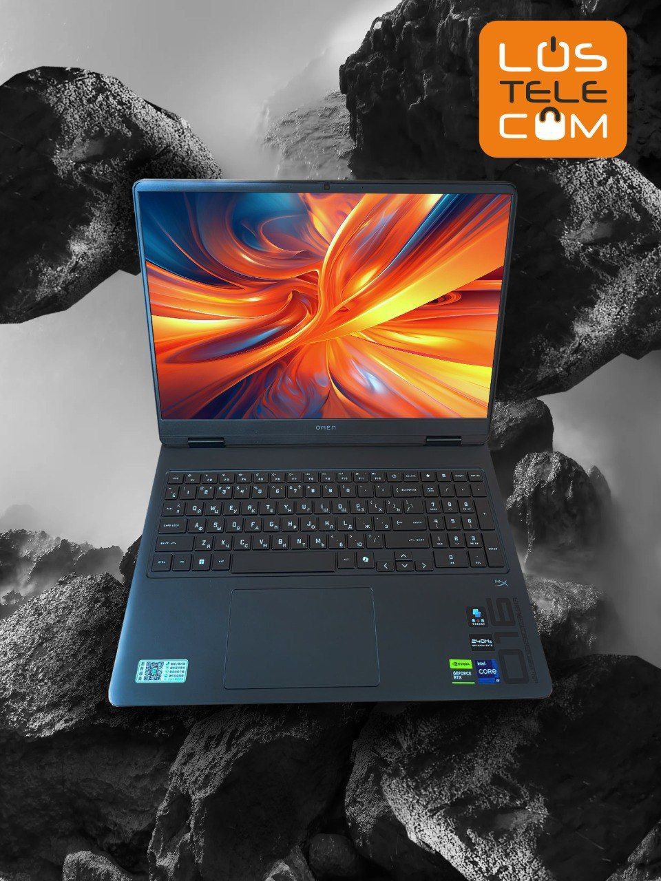 Ноутбук HP Omen 16-am0002TX в чёрном корпусе