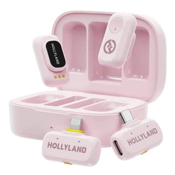 Радиосистема Hollyland Lark A1 Combo розовый
