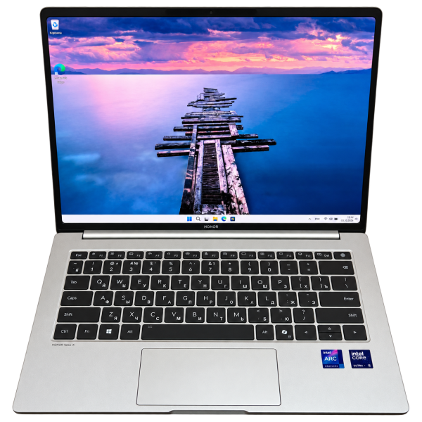 Серый ноутбук HONOR MagicBook Pro 14 FMB-5211M с Core Ultra 5 125H и OLED-экраном 14,6 дюйма