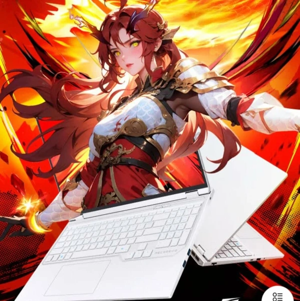 Белый игровой ноутбук Mechrevo Jiaolong 16 Pro 2025 с AMD Ryzen 9 8945HX и GeForce RTX 5070 Ti